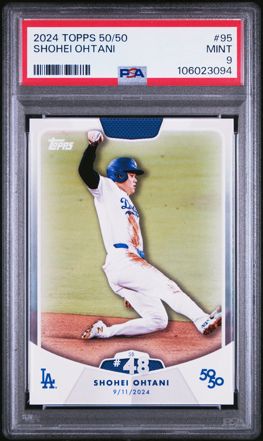 2024 Topps 50/50 Shohei Ohtani #95 Shohei Ohtani PSA 9 106023094