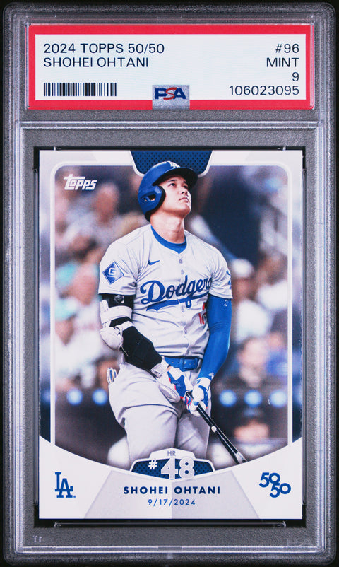 2024 Topps 50/50 Shohei Ohtani #96 Shohei Ohtani PSA 9 106023095
