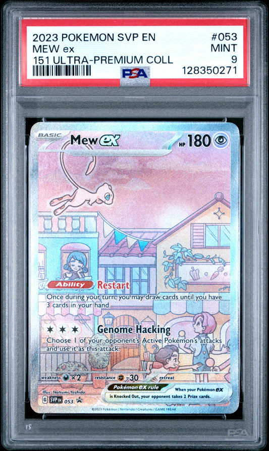 2023 Pokemon Svp En-Sv Black Star Promo Mew Ex #053 PSA 9