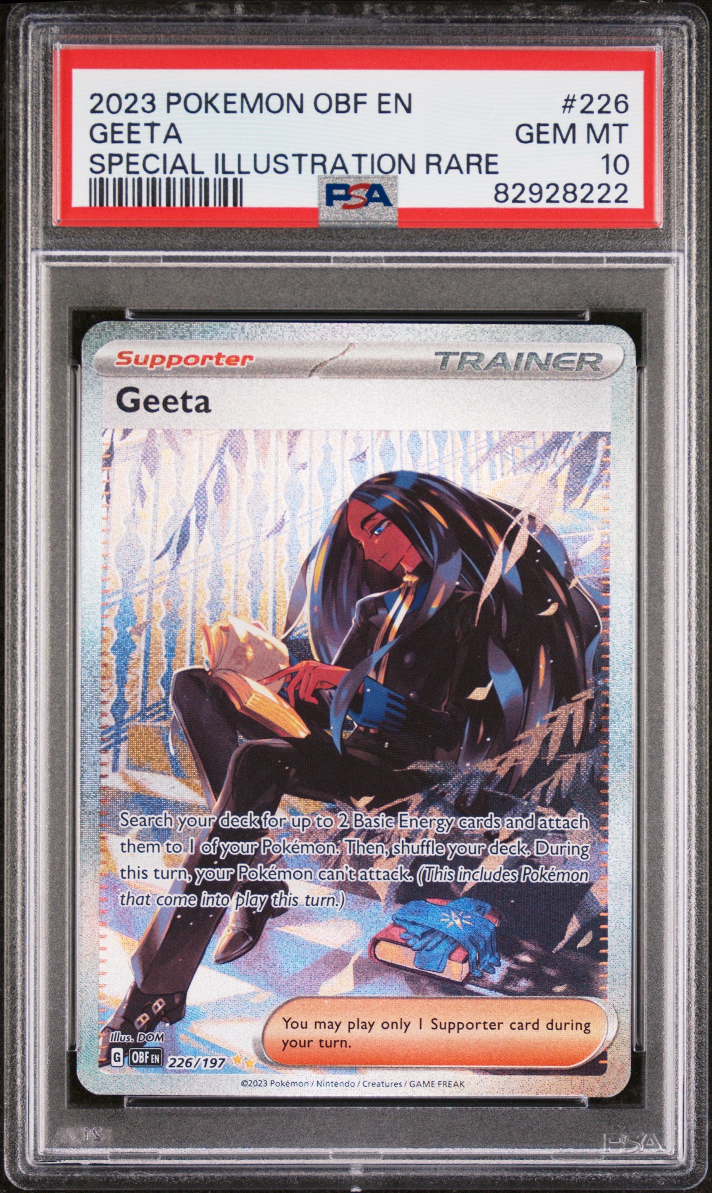 2023 Pokemon Obf En-Obsidian Flames Geeta #226 PSA 10