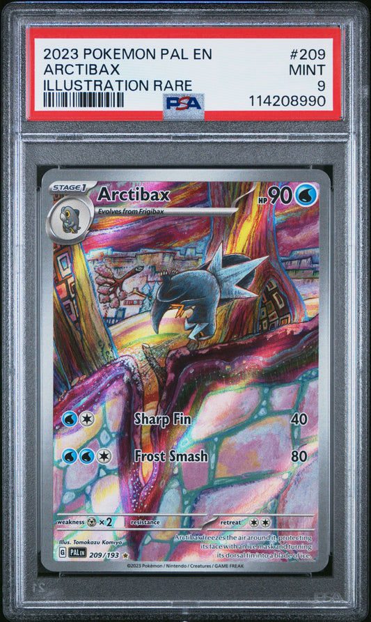 2023 Pokemon Pal En-Paldea Evolved Arctibax #209 PSA 9