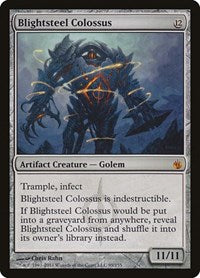 MTG Mirrodin Besieged Blightsteel Colossus