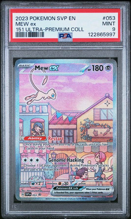 2023 Pokemon Svp En-Sv Black Star Promo Mew Ex #053 PSA 9