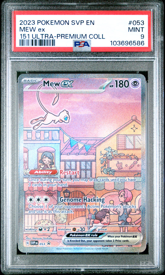 2023 Pokemon Svp En-Sv Black Star Promo Mew Ex #053 PSA 9