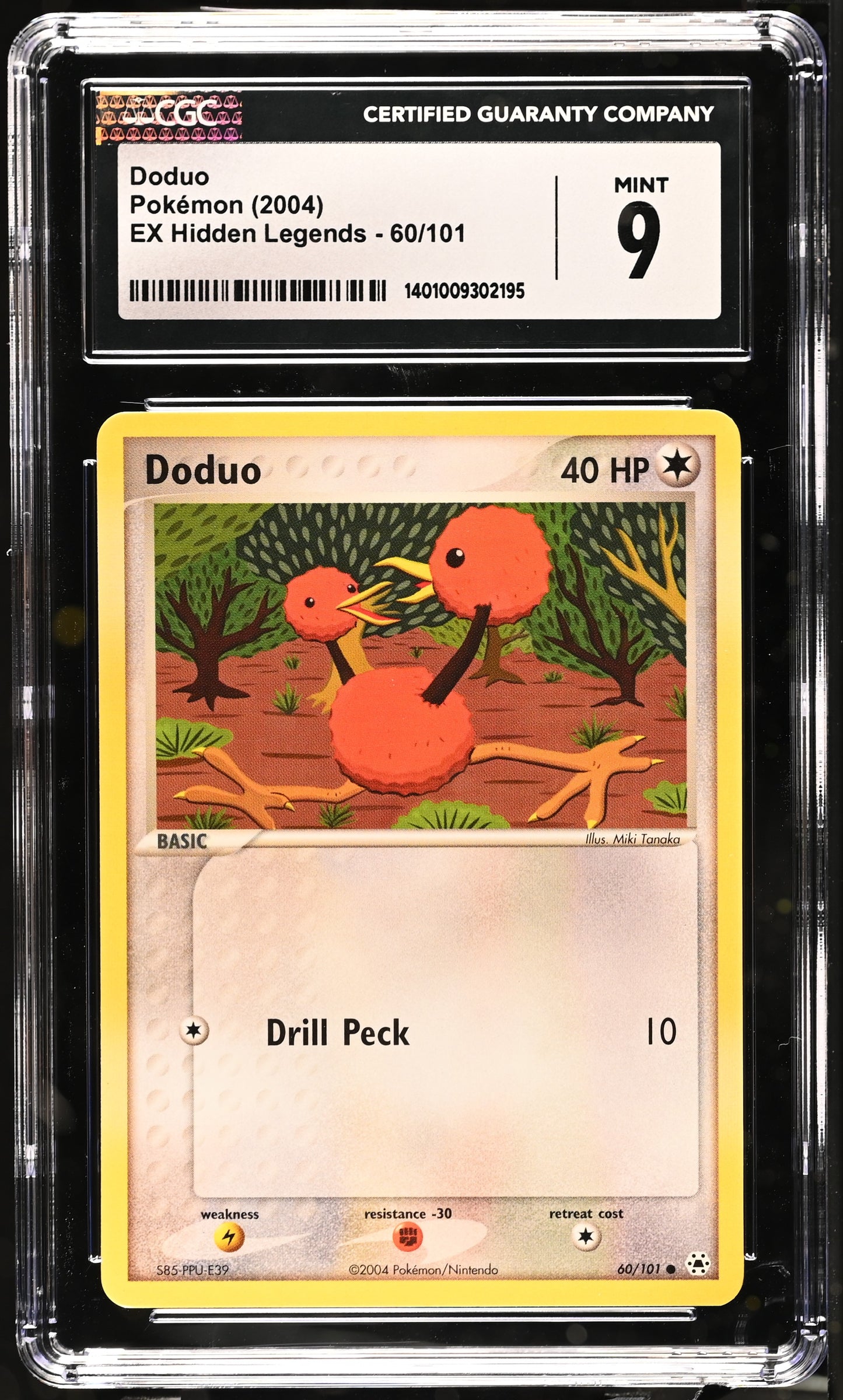 2004 EX Hidden Legends #60/101 Doduo CGC 9
