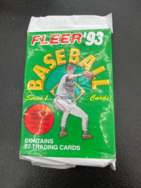 1993 Fleer Baseball Series 1 Sealed Pack