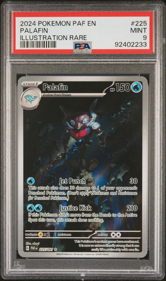 2024 Pokemon Paf En-Paldean Fates Palafin #225 PSA 9