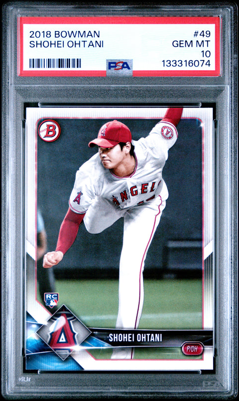2018 Bowman #49 Shohei Ohtani PSA 10 133316074