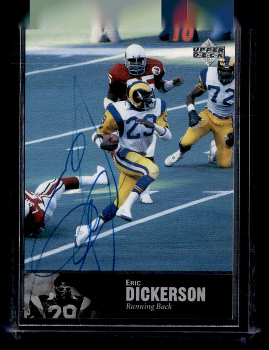 1997 Upper Deck Legends #AL-99 Eric Dickerson Autographs