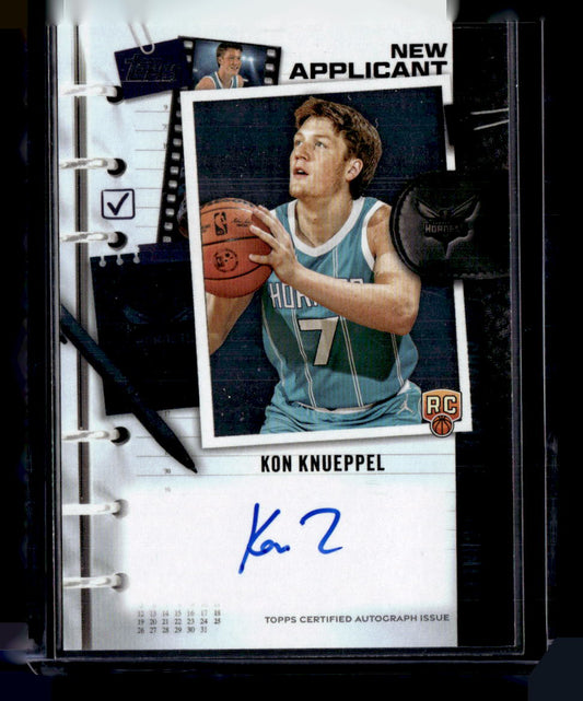 2025-26 Topps #NA-KK Kon Knueppel New Applicants Autographs