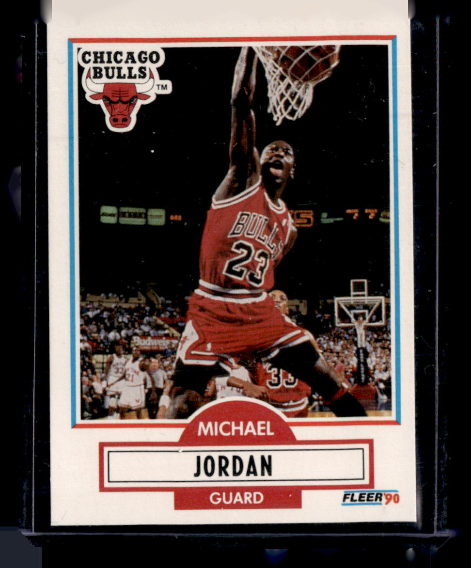 1990-91 Fleer #26b Michael Jordan