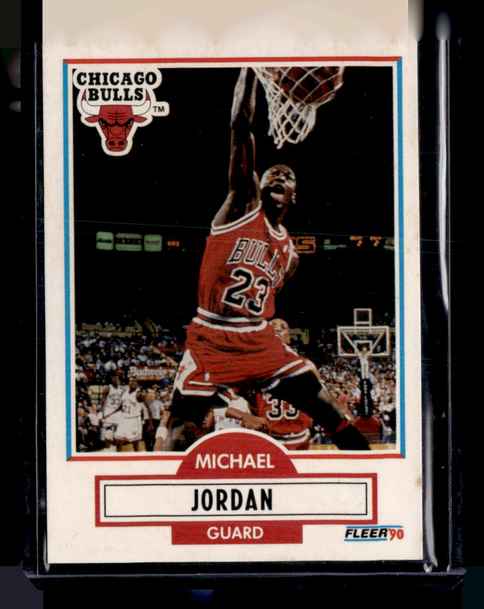 1990-91 Fleer #26b Michael Jordan
