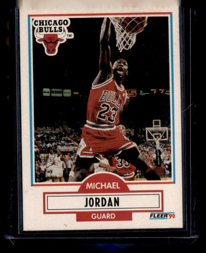 1990-91 Fleer #26b Michael Jordan