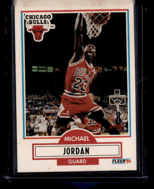 1990-91 Fleer #26b Michael Jordan