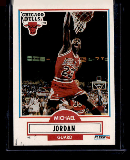 1990-91 Fleer #26b Michael Jordan