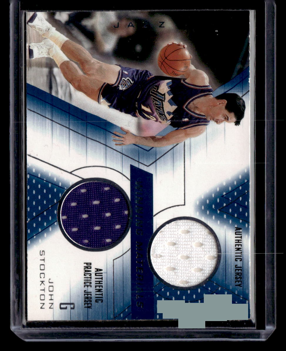 2001-02 SPx #ST John Stockton Winning Materials