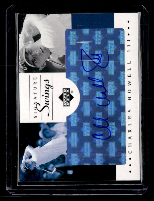 2002 SP Game Used #CH Charles Howell III Signature Swings