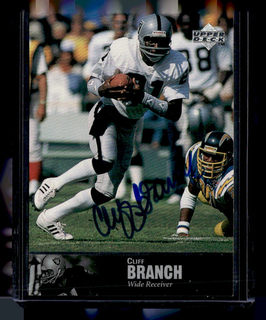 1997 Upper Deck Legends #AL-80 Cliff Branch Autographs