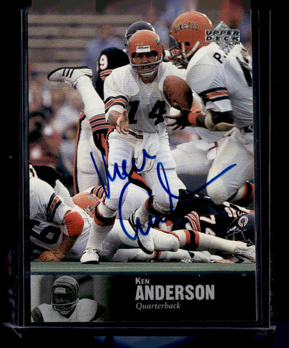 1997 Upper Deck Legends #AL-76 Ken Anderson Autographs