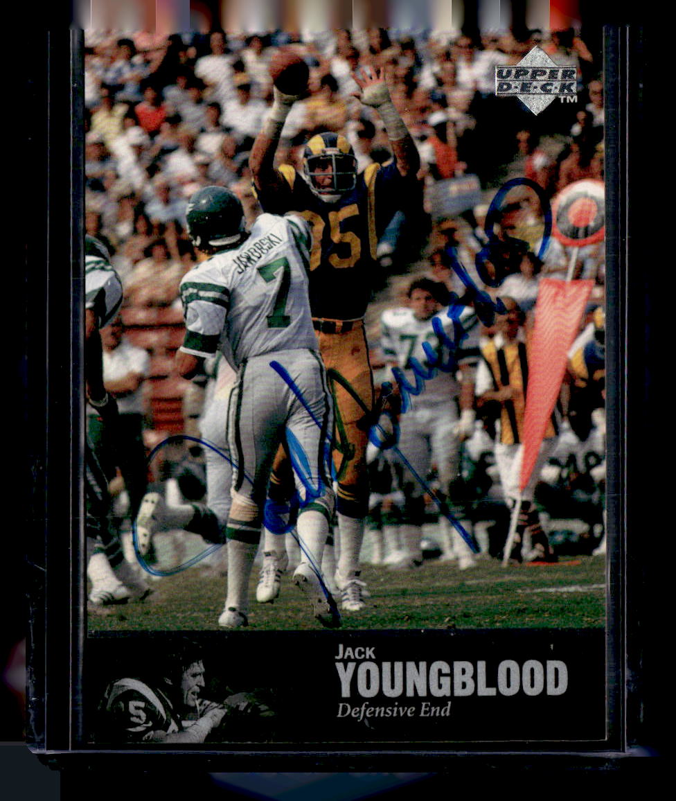 1997 Upper Deck Legends #AL-73 Jack Youngblood Autographs