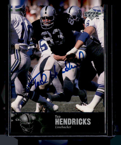 1997 Upper Deck Legends #AL-38 Ted Hendricks Autographs