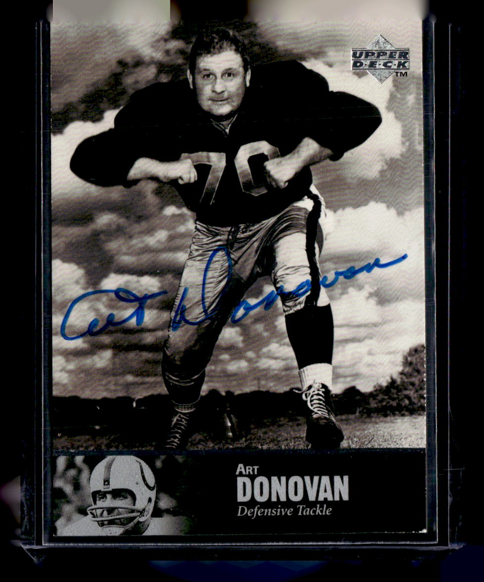 1997 Upper Deck Legends #AL-30 Art Donovan Autographs