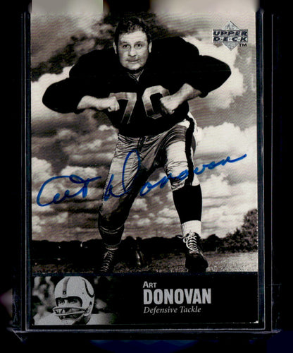 1997 Upper Deck Legends #AL-30 Art Donovan Autographs