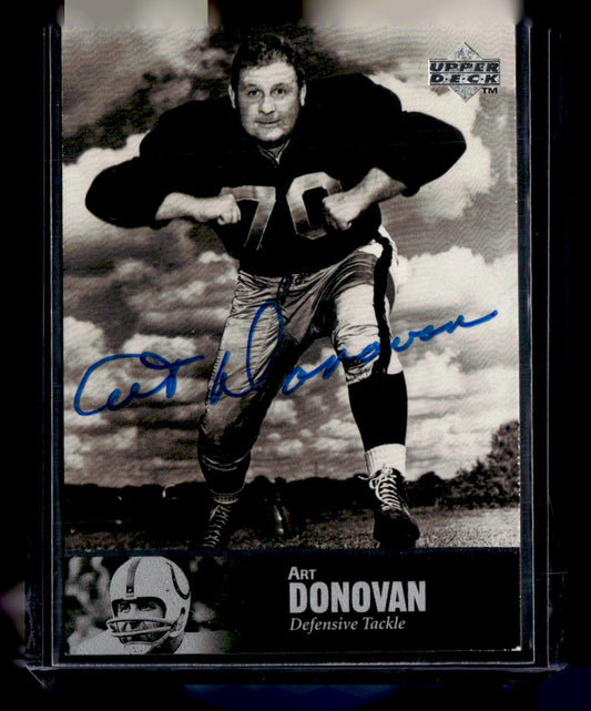 1997 Upper Deck Legends #AL-30 Art Donovan Autographs