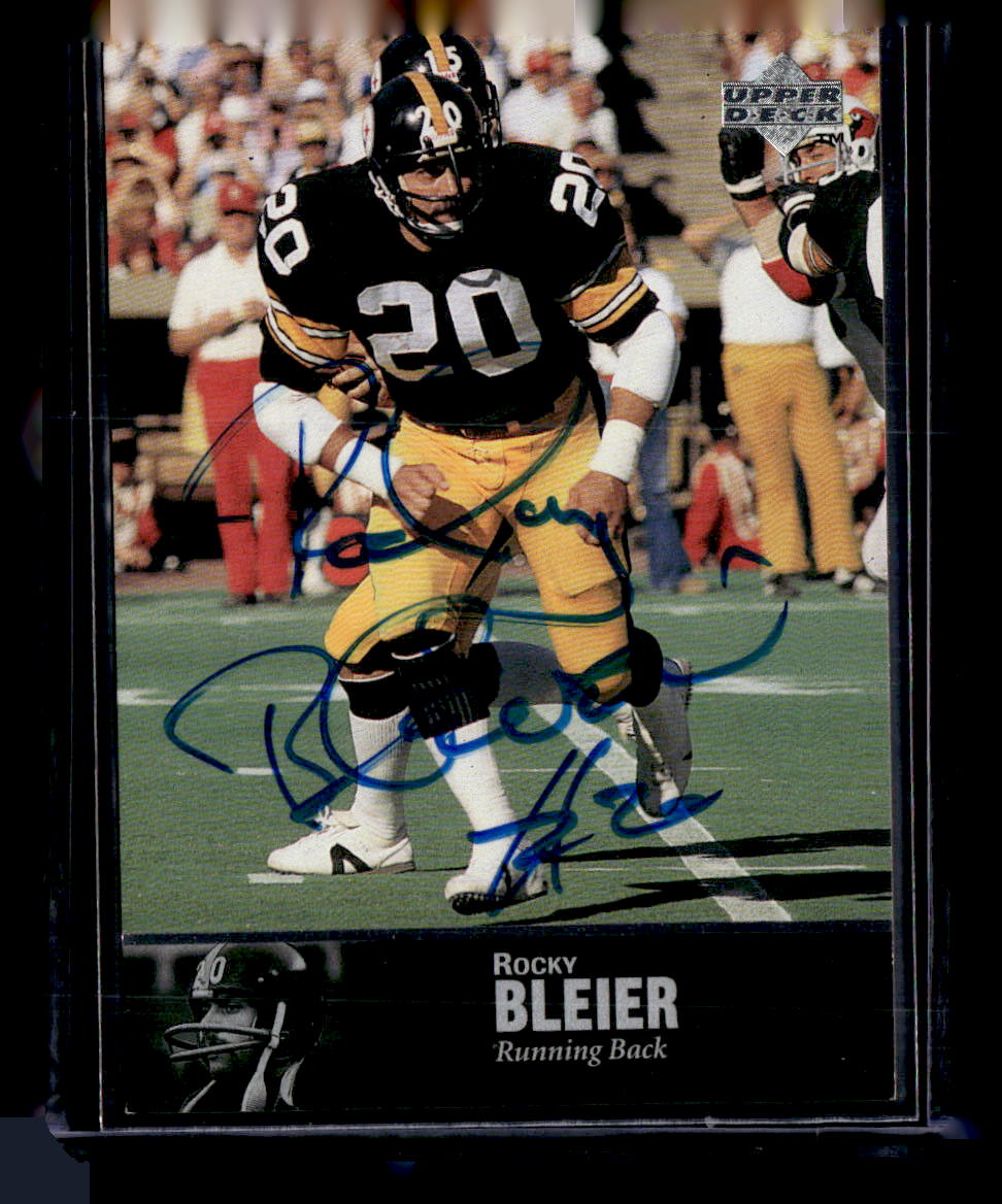 1997 Upper Deck Legends #AL-79 Rocky Bleier Autographs