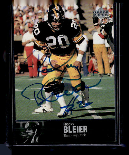 1997 Upper Deck Legends #AL-79 Rocky Bleier Autographs