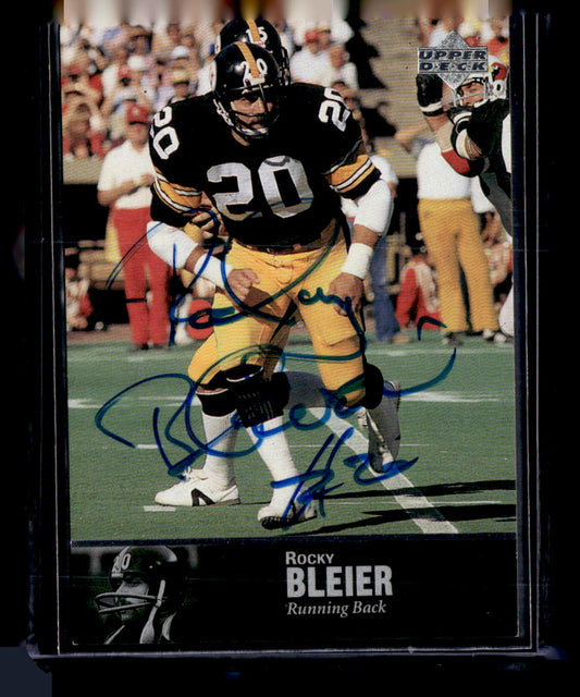 1997 Upper Deck Legends #AL-79 Rocky Bleier Autographs