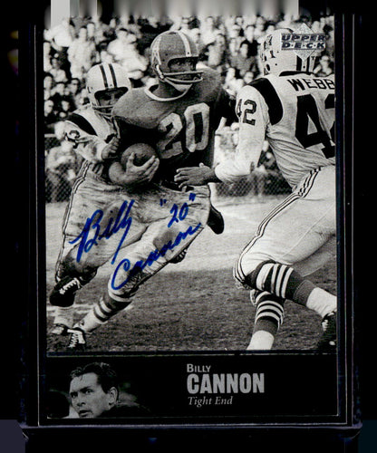 1997 Upper Deck Legends #AL-83 Billy Cannon Autographs