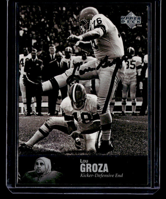 1997 Upper Deck Legends #AL-37 Lou Groza Autographs