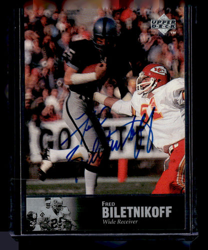 1997 Upper Deck Legends #AL-18 Fred Biletnikoff Autographs