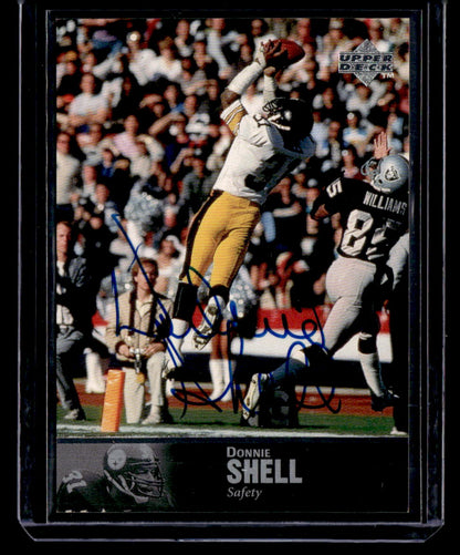 1997 Upper Deck Legends #AL-24 Donnie Shell Autographs