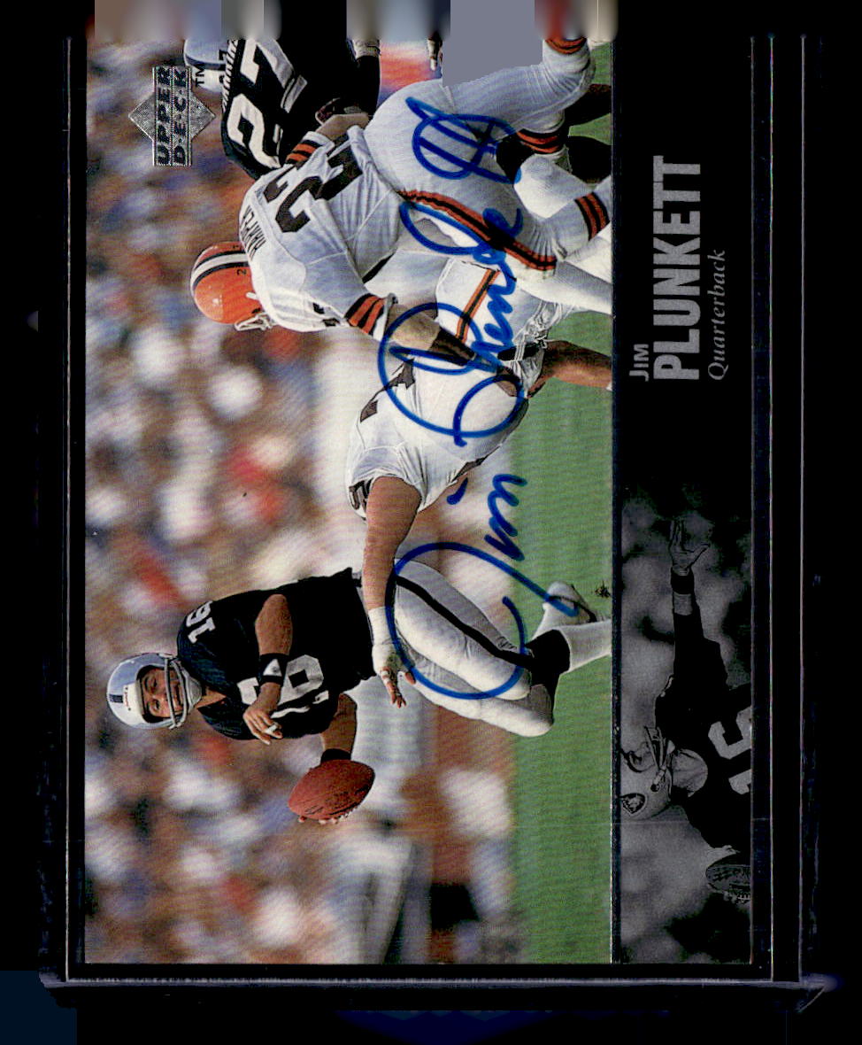 1997 Upper Deck Legends #AL-155 Jim Plunkett Autographs