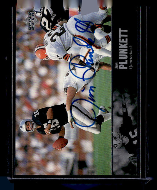 1997 Upper Deck Legends #AL-155 Jim Plunkett Autographs