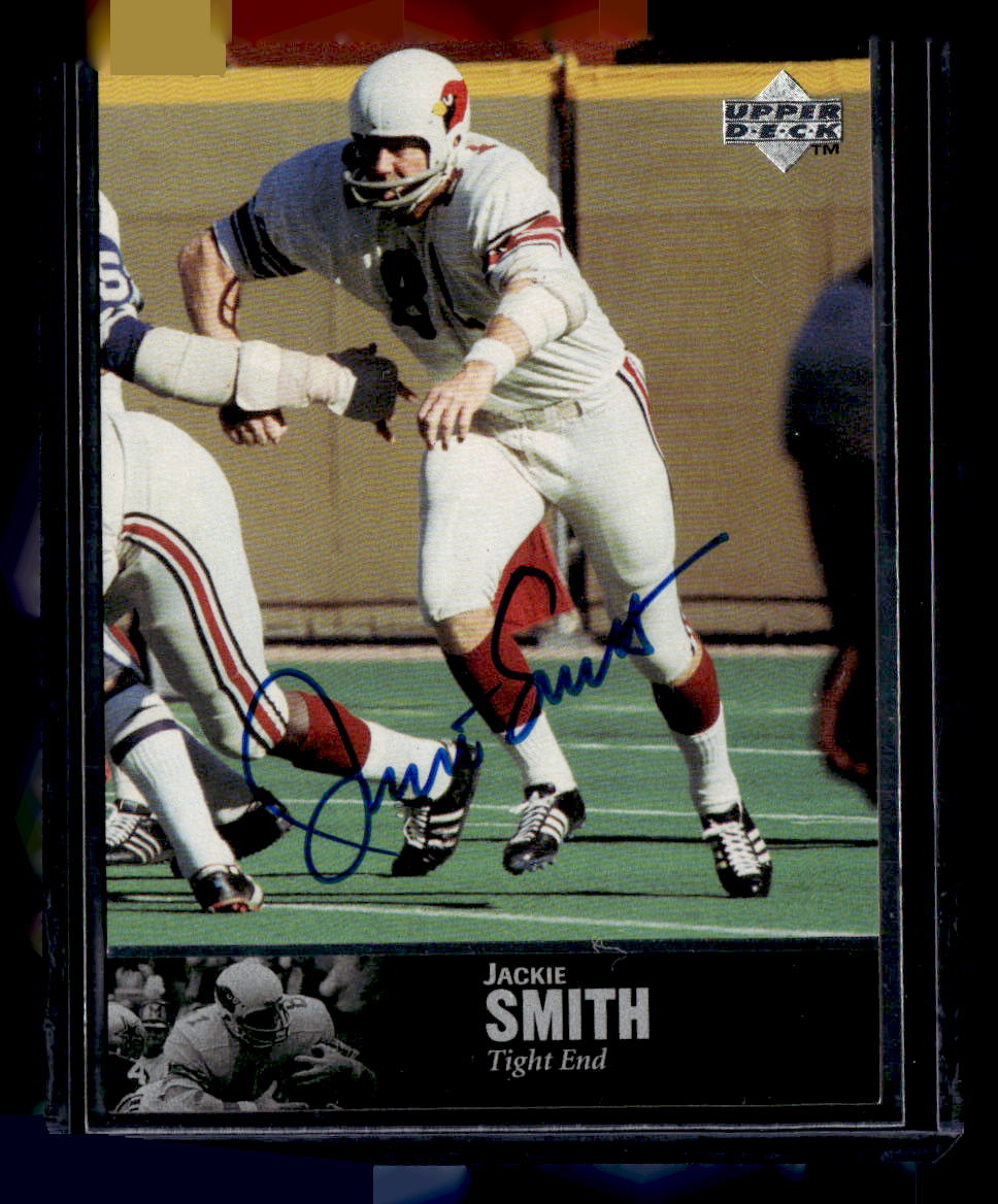 1997 Upper Deck Legends #AL-62 Jackie Smith Autographs