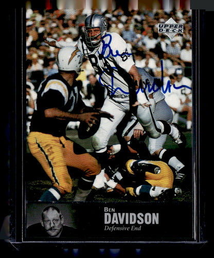 1997 Upper Deck Legends #AL-96 Ben Davidson Autographs