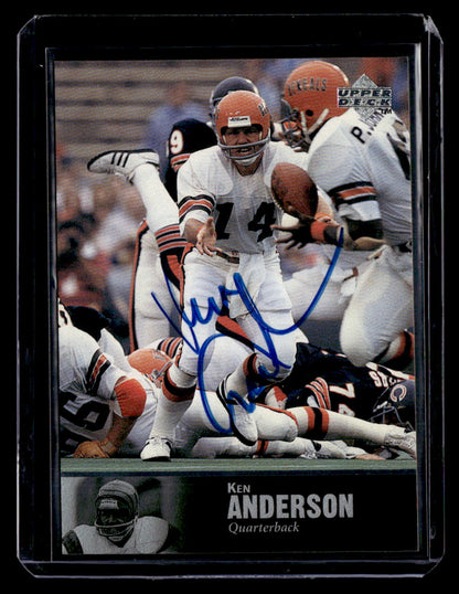 1997 Upper Deck Legends #AL-76 Ken Anderson Autographs