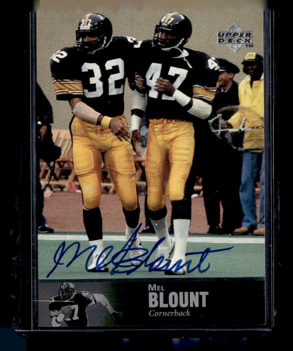 1997 Upper Deck Legends #AL-25 Mel Blount Autographs