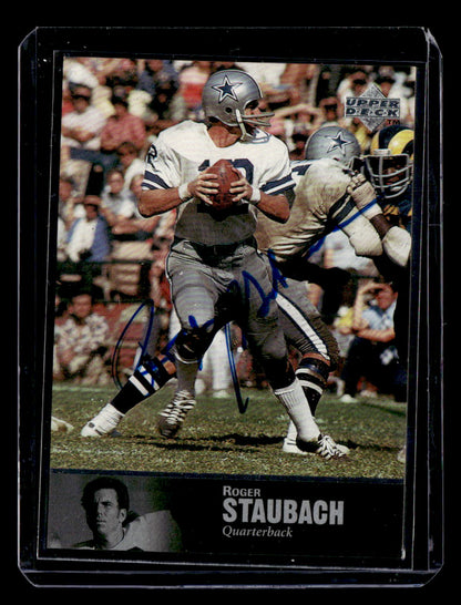 1997 Upper Deck Legends #AL-11 Roger Staubach Autographs