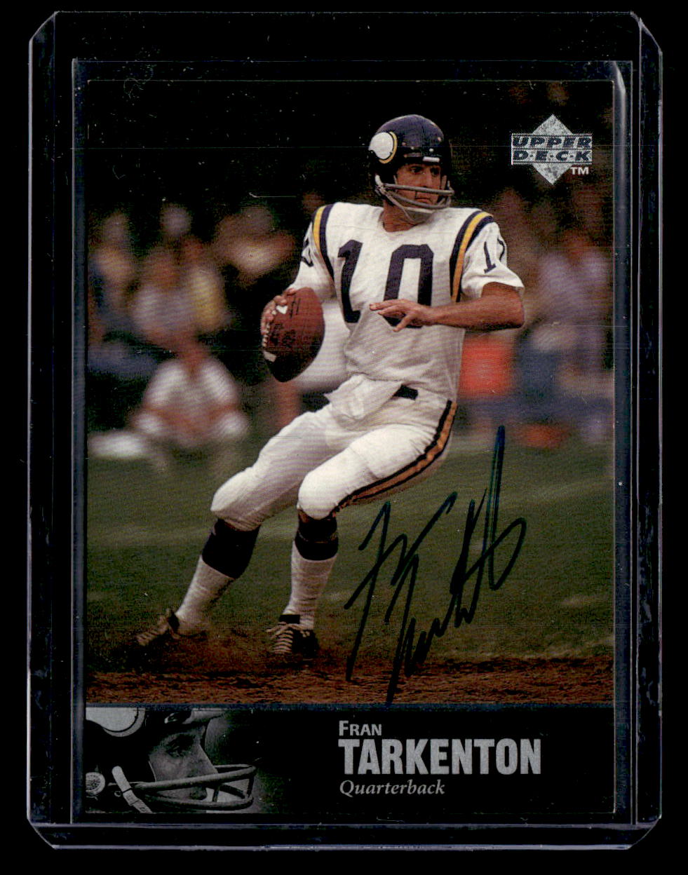 1997 Upper Deck Legends #AL-13 Fran Tarkenton Autographs