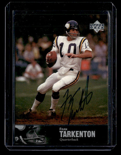 1997 Upper Deck Legends #AL-13 Fran Tarkenton Autographs