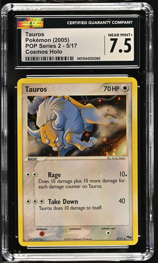2005 POP Series 2 #5/17 Tauros CGC 7.5
