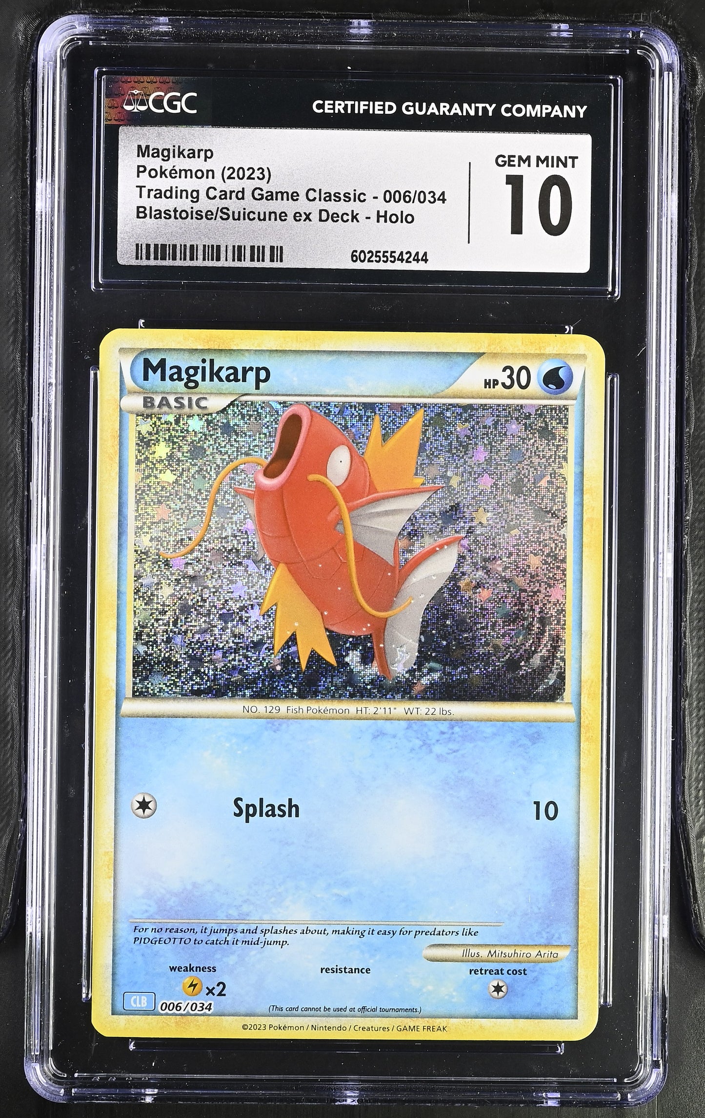 2023 Trading Card Game Classic #006/034 Magikarp CGC 10