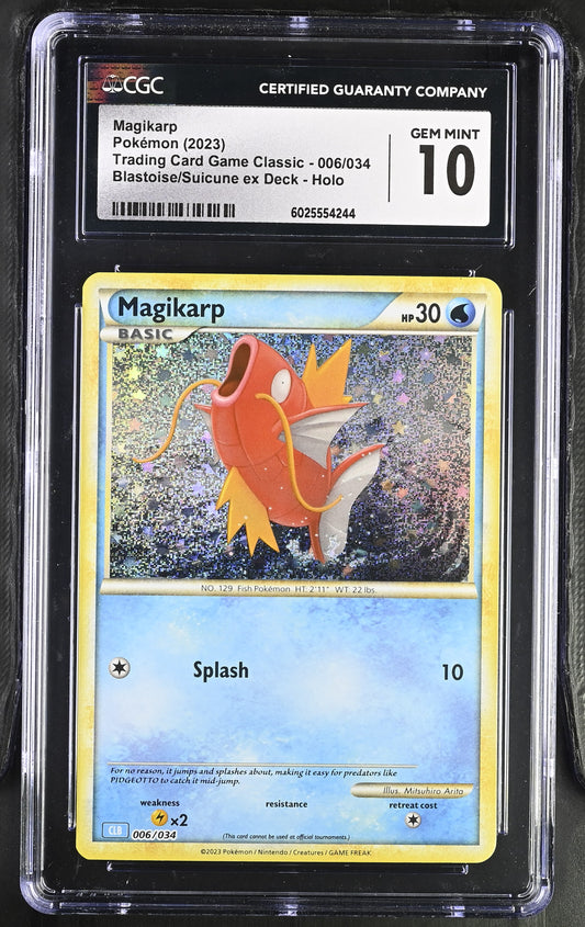 2023 Trading Card Game Classic #006/034 Magikarp CGC 10