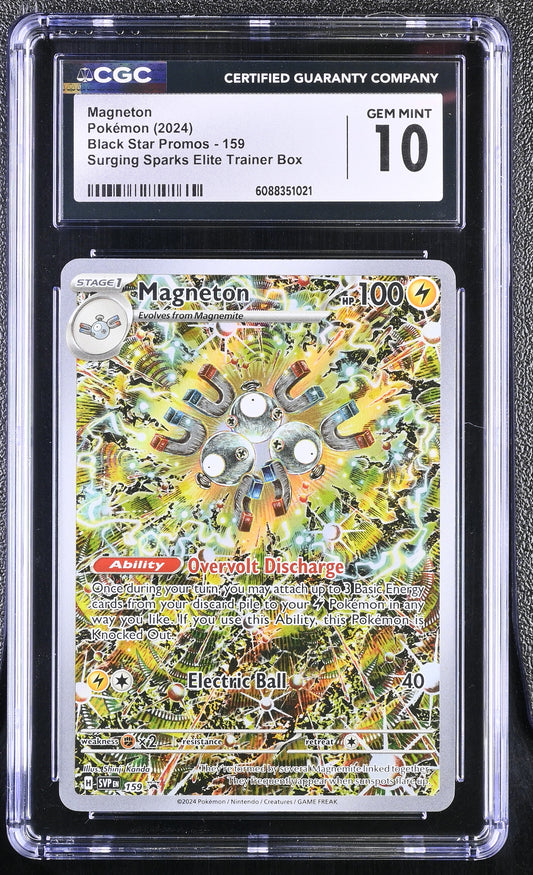 2024 Black Star Promos #159 Magneton CGC 10