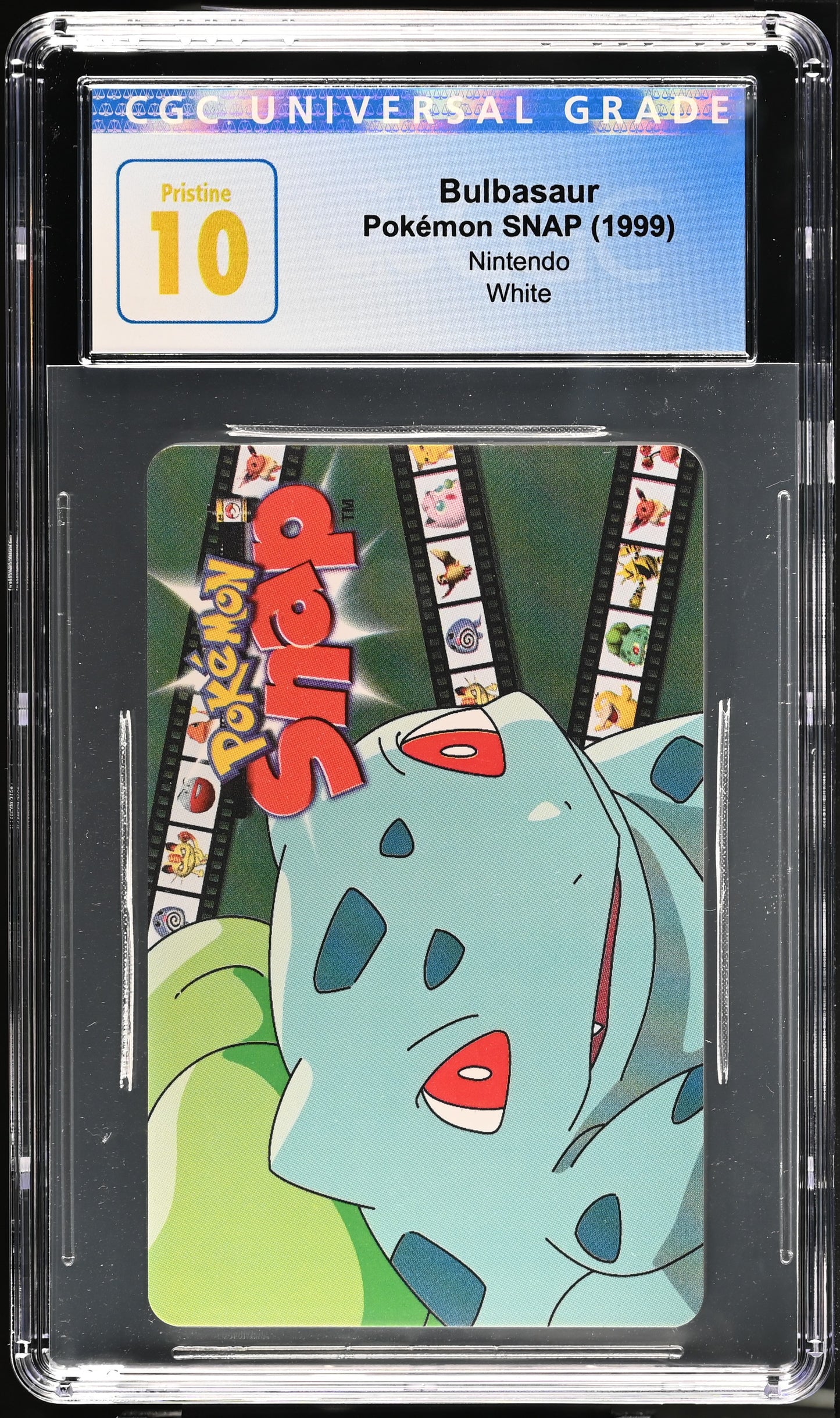 1999 Pokémon SNAP Bulbasaur CGC 10