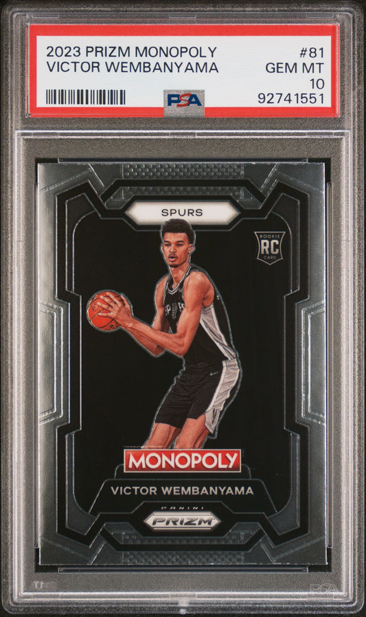 2023 Panini Prizm Monopoly #81 Victor Wembanyama PSA 10 92741551